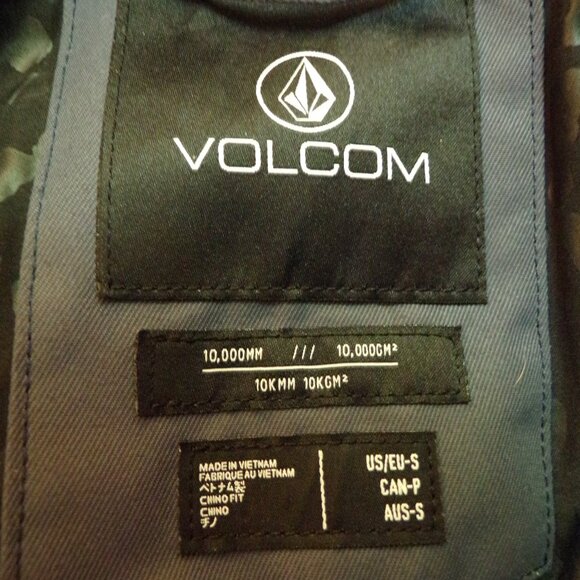 Volcom True To This Snowboarding Ski Pants Men's S Gray 10,000MM Chino Fit - Picture 5 of 10